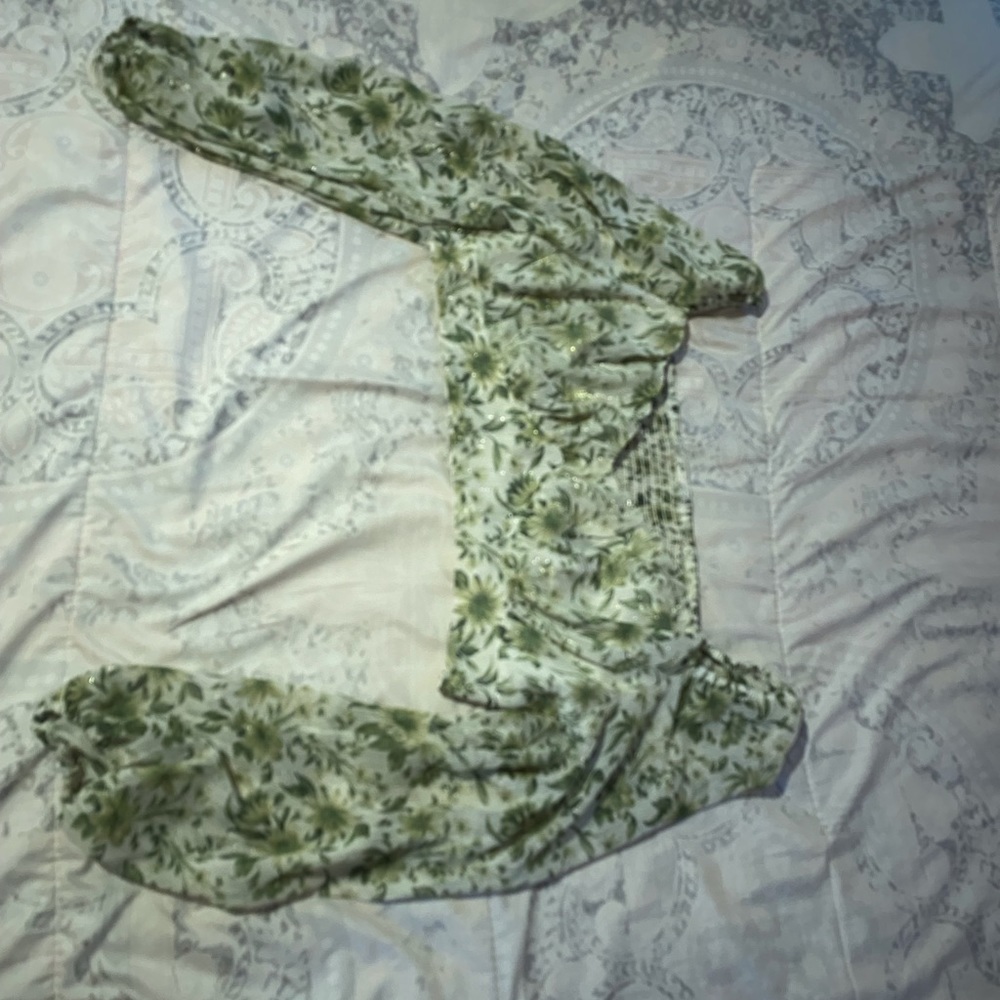 Floral crop top